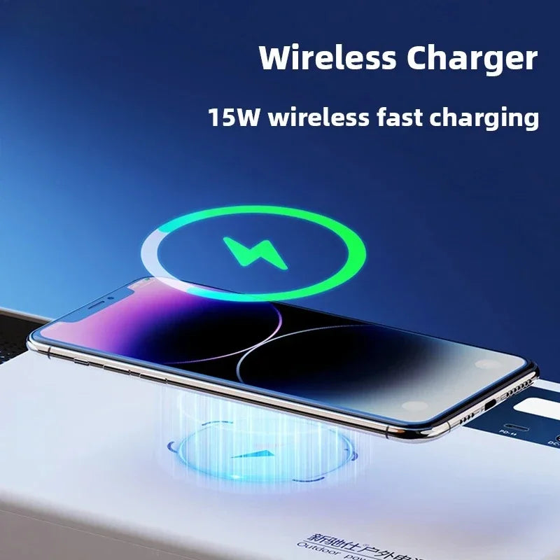 300W 81000Mah Portable Power Station220V Solar Generator USB DC Wireless Mobile External Spare Battery for Outdoor Camping RV — product view 4