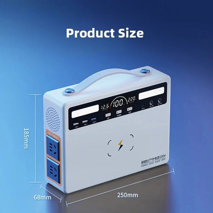 300W 81000Mah Portable Power Station220V Solar Generator USB DC Wireless Mobile External Spare Battery for Outdoor Camping RV — product view 6
