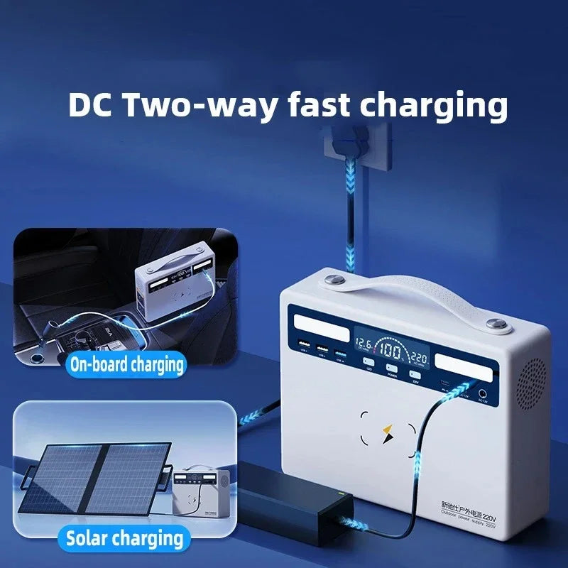 300W 81000Mah Portable Power Station220V Solar Generator USB DC Wireless Mobile External Spare Battery for Outdoor Camping RV — product view 7