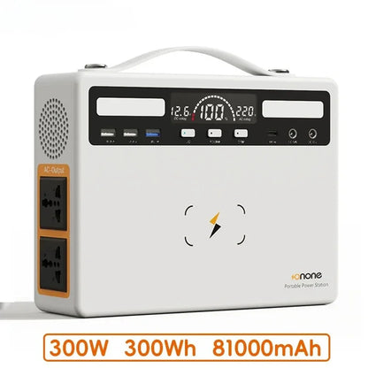 300W 81000Mah Portable Power Station220V Solar Generator USB DC Wireless Mobile External Spare Battery for Outdoor Camping RV — product view 8