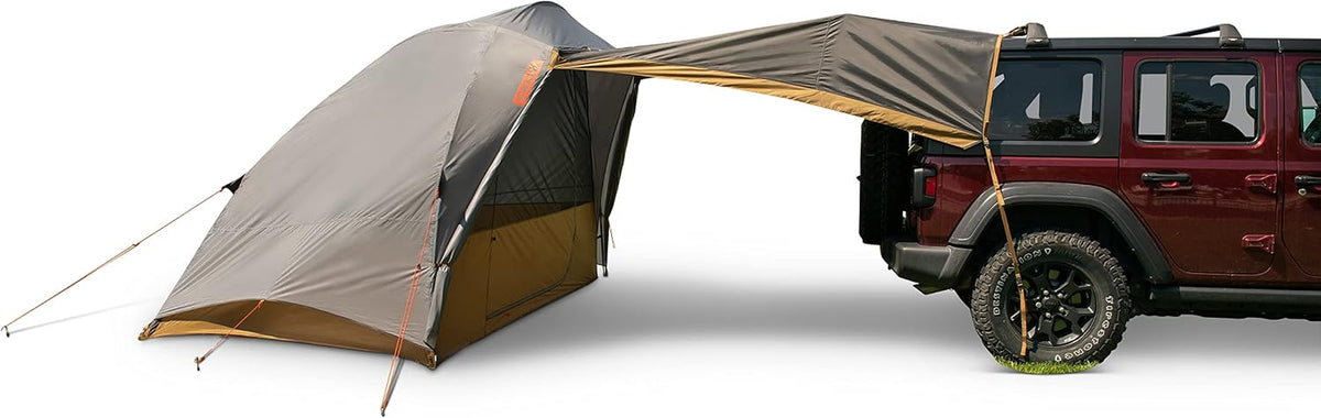 Kelty Caboose 4P Tent and Vehicle Awning Shelter, Universal Attachment for Vans, Trucks, Suvs, Standing Height Door, Massive Vestibule, Fully Freestanding, Designed in Sunny Colorado (2023) — product view 10