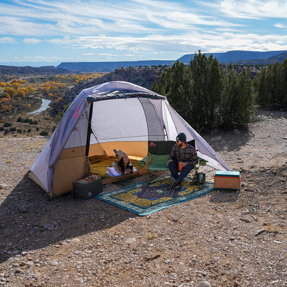 Kelty Caboose 4P Tent and Vehicle Awning Shelter, Universal Attachment for Vans, Trucks, Suvs, Standing Height Door, Massive Vestibule, Fully Freestanding, Designed in Sunny Colorado (2023) — product view 4