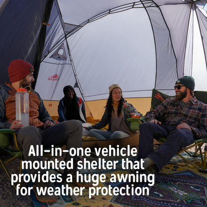 Kelty Caboose 4P Tent and Vehicle Awning Shelter, Universal Attachment for Vans, Trucks, Suvs, Standing Height Door, Massive Vestibule, Fully Freestanding, Designed in Sunny Colorado (2023) — product view 9