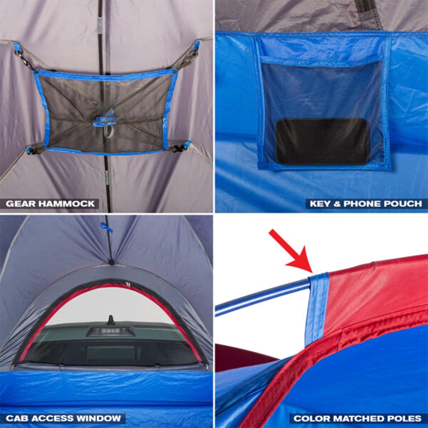 Pittman Truck Bed Tent for Full-Size Short Beds — product view 7