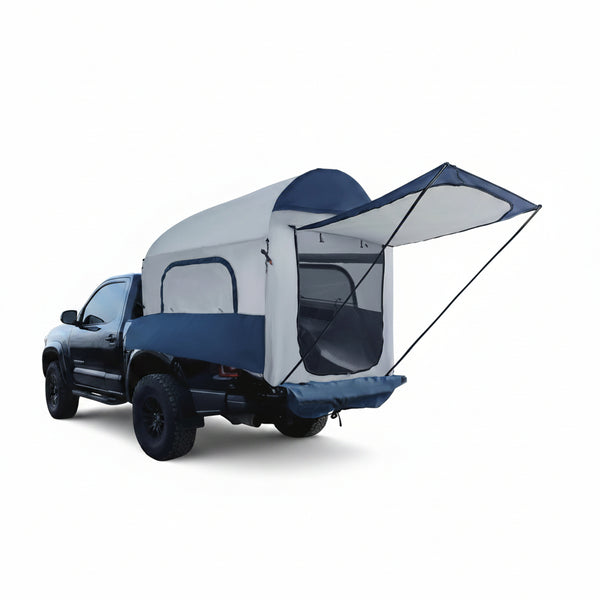 Truck Bed Tent for Camping 5Ft-8Ft for 2+1 People, 2 Mins Setup | Inflatable Pickup Truck Tent, PU 3000Mm Waterproof & High-Strength Windproof, Spacious Interior for Multi-Landscape